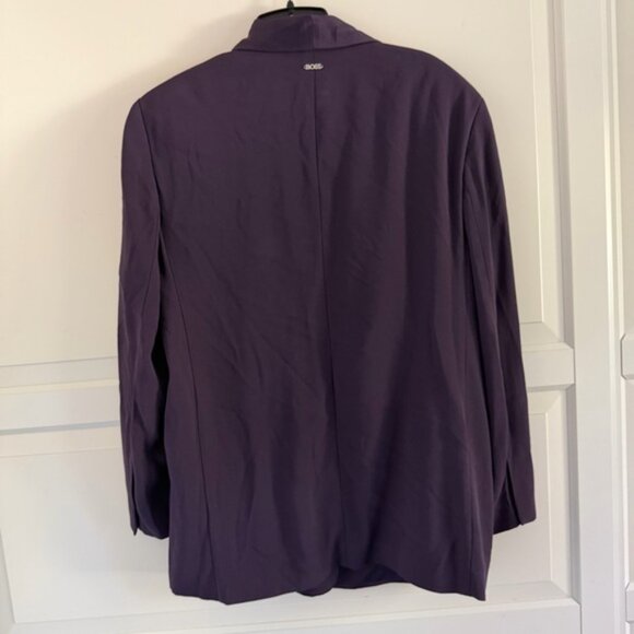 BOSS Purple Junata Jacket and Tacilana Pantsuits Size 6/4 - 41330 - Picture 7 of 16